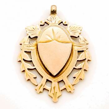 9ct Gold 10.0g Medal Pendant